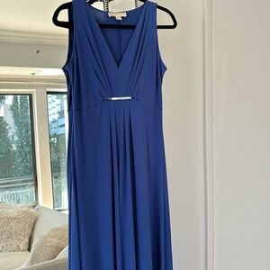 Michael Kors Size M Asymmetrical Periwinkle Purple Sleeveless Dress